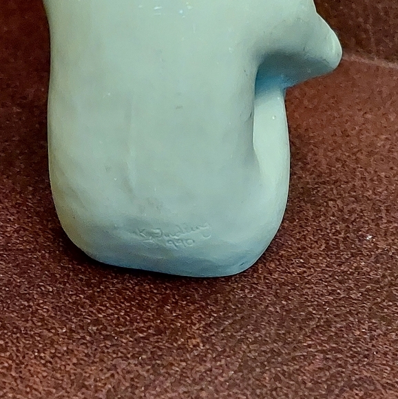 Vintage 1990 Small Clay Dedo Gargoyle Sculpture Signed by Artist Keith Findling - Picture 14 of 16